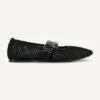 balerinkach Dade Mesh Płaskie Buty