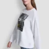 Bluza DKNY z logo taksówki z Cyrkoniami