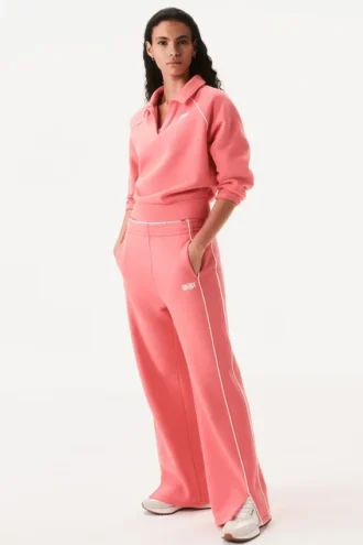 Bluza polo z lamówką z logo