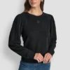 Bluza z bufiastymi rękawami i koronkowymi detalami