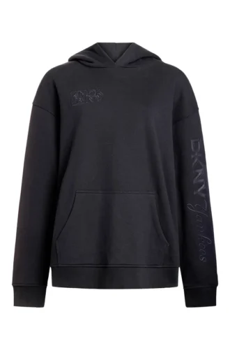 Bluza z kapturem DKNY X Yankees z zdobieniami