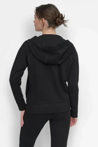 Bluza z kapturem i sznurkiem w dwóch kolorach