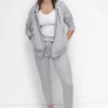 Bluza z kapturem i sznurkiem w dwóch kolorach
