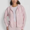 Bluza z kapturem i zamkiem błyskawicznym z cekinami