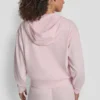 Bluza z kapturem i zamkiem błyskawicznym z cekinami