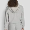 Bluza z kapturem i zamkiem błyskawicznym z cekinami