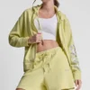 Bluza z kapturem i zamkiem na całej długości z foliowym logo
