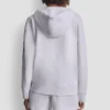 Bluza z kapturem i zamkiem na całej długości z foliowym logo