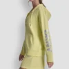 Bluza z kapturem i zamkiem na całej długości z foliowym logo