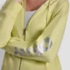 Bluza z kapturem i zamkiem na całej długości z foliowym logo