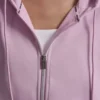 Bluza z kapturem i zamkiem na całej długości z foliowym logo
