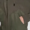 Bluza z kapturem i zapięciem na zamek, z opadającymi ramionami