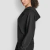 Bluza z kapturem oversize z flokowanym logo