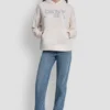 Bluza z kapturem z logo z folii z cyrkoniami