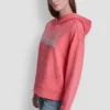 Bluza z kapturem z logo z folii z cyrkoniami