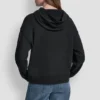 Bluza z kapturem z logo z folii z cyrkoniami