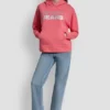 Bluza z kapturem z logo z folii z cyrkoniami