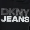 Bluza z kapturem z logo z folii z cyrkoniami
