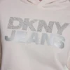 Bluza z kapturem z logo z folii z cyrkoniami