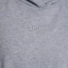 Bluza z kapturem z polaru z metalicznym logo w bąbelki i opadającymi ramionami