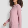Bluza z kapturem z przędzy piórkowej, ze sznurkami i logo w tym samym kolorze