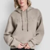 Bluza z kapturem z wytłoczonym logo
