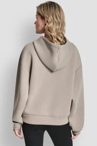 Bluza z kapturem z wytłoczonym logo