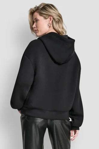 Bluza z kapturem z wytłoczonym logo