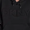 Bluza z kapturem z wytłoczonym logo