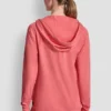 Bluza z kapturem z zamkiem na całej długości w stylu spacedye