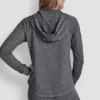 Bluza z kapturem z zamkiem na całej długości w stylu spacedye
