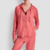Bluza z kapturem z zamkiem na całej długości w stylu spacedye