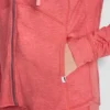 Bluza z kapturem z zamkiem na całej długości w stylu spacedye