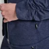 Bluza z kapturem z zamkiem na całej długości w stylu spacedye