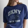 Bluza z logo DKNY 1989 z cekinami