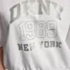 Bluza z logo DKNY 1989 z cekinami