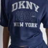 Bluza z logo DKNY 1989 z cekinami