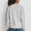 Bluza z logo DKNY New York z warstwowymi, mieszanymi Cyrkoniami