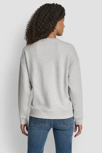 Bluza z logo DKNY New York z warstwowymi, mieszanymi Cyrkoniami