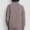Bluza z logo i zamkiem do połowy długości