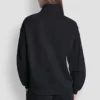 Bluza z logo i zamkiem do połowy długości