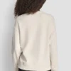 Bluza z okrągłym dekoltem DKNY z nadrukowanym logo NY z Cyrkoniami