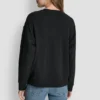 Bluza z okrągłym dekoltem DKNY z nadrukowanym logo NY z Cyrkoniami