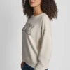 Bluza z okrągłym dekoltem i logo DKNY z ćwiekami z cyrkoniami
