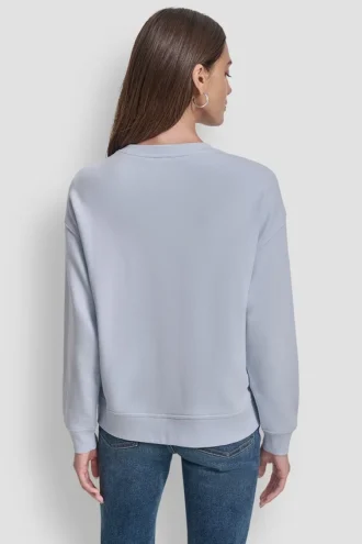 Bluza z ozdobnym logo