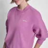 Bluza z polaru z metalicznym logo w bąbelki
