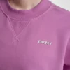 Bluza z polaru z metalicznym logo w bąbelki