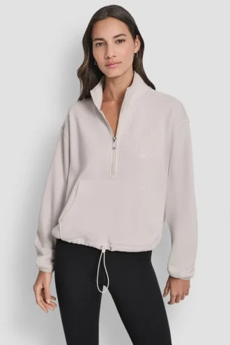 Bluza z półsuwakiem i logo