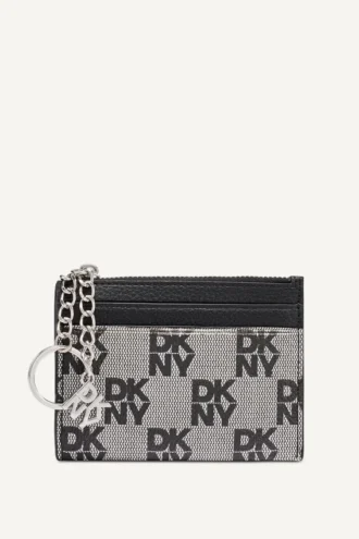 Etui na karty Sarah z górnym zamkiem