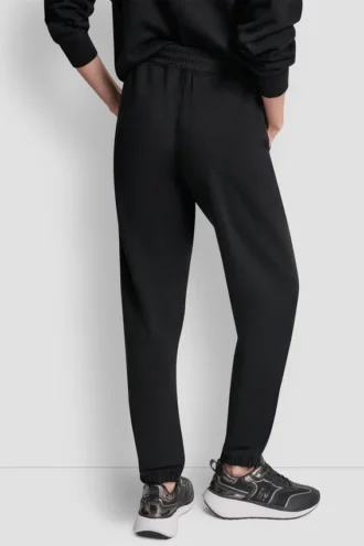 Joggersy DKNY 1989 z logo z kryształkami